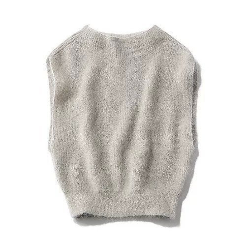 【トゥエルブクローゼット/12closet】の【DEAR DAYS】キッドモヘヤ混ベスト インテリア・キッズ・メンズ・レディースファッション・服の通販 founy(ファニー) 　ファッション　Fashion　レディースファッション　Fashion for Women　アウター　Coat / Outerwear Collection　トップス・カットソー　Cut & Sew Tops　ベスト&ジレ / 重ね着スタイル　Vests & Gilets　アンゴラ　Angora Knitwear　インナー　Innerwear　ブラウジング　Blouson Silhouette, Cinched Waist　ベスト　Vest, Waistcoat　秋　Autumn　チャコール|ID: prp329100004717802 ipo3291000000034090053