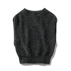 【トゥエルブクローゼット/12closet】の【DEAR DAYS】キッドモヘヤ混ベスト チャコール|ID: prp329100004717802 ipo3291000000035919740