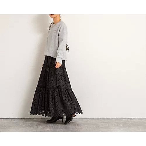 【ノーリーズ/NOLLEY'S】の【MAQWEL/マクウェル】スウェットライクニット 人気、トレンドファッション・服の通販 founy(ファニー) 　ファッション　Fashion　レディースファッション　Fashion for Women　トップス・カットソー　Cut & Sew Tops　ニット　Knit Tops & Sweaters　レディースパーカー・カジュアルフーディー　Casual Hoodies & Sweatshirts　スウェット・クルーネックトップス　Sweatshirts & Crewnecks / Relaxed Fit Sweat Tops　2025年　2025　2025-2026秋冬・A/W　Autumn/Winter 2025–26 AW25–26　おすすめ　Recommended / Our Picks　フレア　Flare, Flared　ボトム　Bottoms, Lower Wear　other-3|ID: prp329100004717805 ipo3291000000034090075