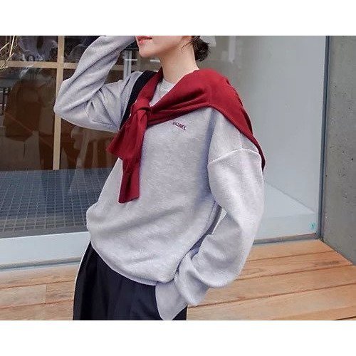 【ノーリーズ/NOLLEY'S】の【MAQWEL/マクウェル】スウェットライクニット インテリア・キッズ・メンズ・レディースファッション・服の通販 founy(ファニー) https://founy.com/ ファッション Fashion レディースファッション Fashion for Women トップス・カットソー Cut & Sew Tops ニット Knit Tops & Sweaters レディースパーカー・カジュアルフーディー Casual Hoodies & Sweatshirts スウェット・クルーネックトップス Sweatshirts & Crewnecks / Relaxed Fit Sweat Tops 2025年 2025 2025-2026秋冬・A/W Autumn/Winter 2025–26 AW25–26 おすすめ Recommended / Our Picks フレア Flare, Flared ボトム Bottoms, Lower Wear |ID: prp329100004717805 ipo3291000000035311412