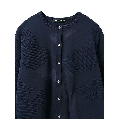 【ミズイロ インド/mizuiro ind】のシアーパターンカーディガン 人気、トレンドファッション・服の通販 founy(ファニー) 　ファッション　Fashion　レディースファッション　Fashion for Women　トップス・カットソー　Cut & Sew Tops　カーディガン・羽織り　Layered Style Cardigans　インナー　Innerwear　シアー　Sheer, See-Through　other-3|ID: prp329100004717809 ipo3291000000034090106