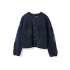 【ミズイロ インド/mizuiro ind】のシアーパターンカーディガン ネイビー|ID: prp329100004717809 ipo3291000000035306556