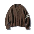 【トゥエルブクローゼット/12closet】のモヘア混ライン入りカーディガン 人気、トレンドファッション・服の通販 founy(ファニー) ファッション Fashion レディースファッション Fashion for Women トップス・カットソー Cut & Sew Tops カーディガン・羽織り Layered Style Cardigans カーディガン Cardigan, Knitwear thumbnail ブラウン|ID: prp329100004717811 ipo3291000000035909946