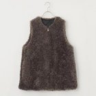 【カレンソロジー/Curensology】の【LEE別注】リバーキルトファーベスト 人気、トレンドファッション・服の通販 founy(ファニー) ファッション Fashion レディースファッション Fashion for Women アウター Coat / Outerwear Collection トップス・カットソー Cut & Sew Tops ベスト&ジレ / 重ね着スタイル Vests & Gilets キルティング Quilted, Quilting サテン Satin, Glossy Fabric タフタ Taffeta, Structured Fabric フェイクファー Faux Fur, Imitation Fur ポケット Pocket, Pocket Detail リュクス Luxury, Elegant, High-End, Chic 別注 Limited Edition, Custom Order thumbnail グレー&#215;ネイビー|ID: prp329100004717820 ipo3291000000034090182