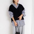 【ノーリーズ/NOLLEY'S】のウォッシャブルヘアリーVネックベスト ブラック|ID: prp329100004717824 ipo3291000000034090207