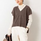 【ノーリーズ/NOLLEY'S】のウォッシャブルヘアリーVネックベスト ダークブラウン|ID: prp329100004717824 ipo3291000000034090209