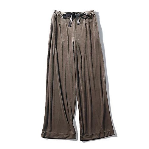 【トゥエルブクローゼット/12closet】の【洗える】【ストレッチ】ベロアパンツ インテリア・キッズ・メンズ・レディースファッション・服の通販 founy(ファニー) 　ファッション　Fashion　レディースファッション　Fashion for Women　パンツ　Pants & Trousers　ストレッチ　Stretch, Stretchy Fabric　ストレート　Straight, Straight Cut　トレンド　Trend, Trending Now　ドレープ　Drape, Draping Fabric　ベロア　Velour, Soft Velvet　エレガント 上品　Elegant　洗える　Machine Washable　秋　Autumn　ブラウン|ID: prp329100004717840 ipo3291000000034090313