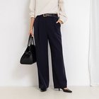 【ノーリーズ/NOLLEY'S】のウォッシャブル裏起毛イージーワイドパンツ ネイビー|ID: prp329100004717846 ipo3291000000034090356