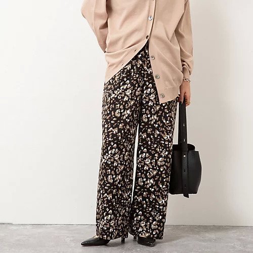 【ノーリーズ/NOLLEY'S】のウォッシャブルレオパードプリントパンツ 人気、トレンドファッション・服の通販 founy(ファニー) ファッション Fashion レディースファッション Fashion for Women パンツ Pants & Trousers 2025年 2025 2025-2026秋冬・A/W Autumn/Winter 2025–26 AW25–26 シンプル Simple, Minimal ドローストリング Drawstring, Pull Cord フロント Front, Front Design 冬 Winter / This Winter other-1|ID: prp329100004717851 ipo3291000000034090381