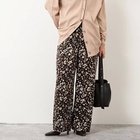 【ノーリーズ/NOLLEY'S】のウォッシャブルレオパードプリントパンツ ブラック・グレー系1|ID: prp329100004717851 ipo3291000000034090389
