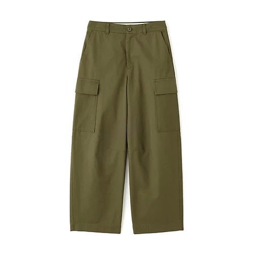 【ヒューマンウーマン/HUMAN WOMAN】のオーガニックコットンチノクロスカーゴパンツ 人気、トレンドファッション・服の通販 founy(ファニー) 　ファッション　Fashion　レディースファッション　Fashion for Women　パンツ　Pants & Trousers　おすすめ　Recommended / Our Picks　カーゴパンツ　Cargo Pants, Utility Pants　スウェット / スエット　Sweatshirt, Sweatwear　スタンダード　Standard, Basic　フレンチ　French, French Style　ワイド　Wide, Wide Fit　other-3|ID: prp329100004717859 ipo3291000000034090449