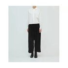 【ミズイロ インド/mizuiro ind】のベロアジャカードタックパンツ ブラック|ID: prp329100004717862 ipo3291000000034090457