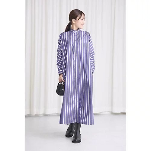 【ティッカ/TICCA】の【洗える】テントシャツワンピース 人気、トレンドファッション・服の通販 founy(ファニー) ファッション Fashion レディースファッション Fashion for Women ワンピース Dresses シャツワンピース / 1枚で着映えコーデ Shirt Dresses ストライプ Stripe, Striped Pattern タートル Turtleneck, Turtle Collar ダウン Down, Puffer ドレス Dress, One-Piece ドレープ Drape, Draping Fabric 洗える Machine Washable other-3|ID: prp329100004717865 ipo3291000000036024171