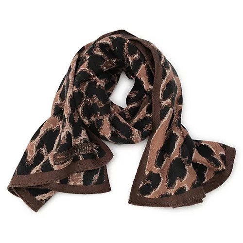 【マニプリ/manipuri】のウールシルクレオパードストール インテリア・キッズ・メンズ・レディースファッション・服の通販 founy(ファニー) 　ファッション　Fashion　レディースファッション　Fashion for Women　インド　Indian Textile　シルク　Silk, 100% Silk　スカーフ　Scarf, Neckwear　ストール　Stole, Wrap　プリント　Print, Printed Pattern　A/W・秋冬　Autumn/Winter　ブラウン|ID: prp329100004717907 ipo3291000000034090758