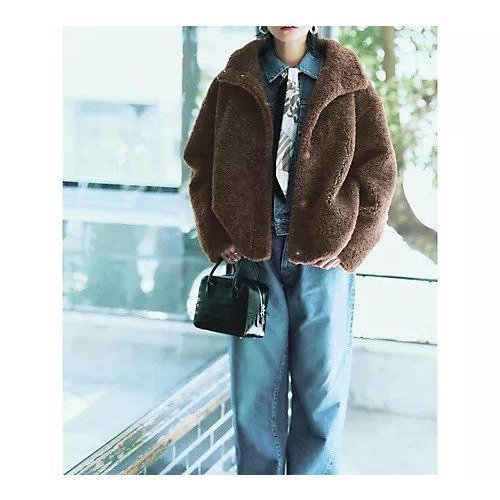 【マイカ ディール/MICA & DEAL】のstand collar boa bz 人気、トレンドファッション・服の通販 founy(ファニー) 　ファッション　Fashion　レディースファッション　Fashion for Women　インナー　Innerwear　スタンド　Stand Collar, Upright Stand　ドローコード　Drawcord, Drawstring Cord　フェイクファー　Faux Fur, Imitation Fur　フロント　Front, Front Design　ブルゾン　Blouson, Bomber Jacket　ボトム　Bottoms, Lower Wear　other-2|ID: prp329100004717914 ipo3291000000034090822