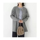 【ヒューマンウーマン/HUMAN WOMAN】の接結ニットコート 人気、トレンドファッション・服の通販 founy(ファニー) ファッション Fashion レディースファッション Fashion for Women アウター Coat / Outerwear Collection コート・ロングコート・ピーコート Long Coats, Peacoats & More おすすめ Recommended / Our Picks カーディガン Cardigan, Knitwear スタンダード Standard, Basic ボトム Bottoms, Lower Wear エレガント 上品 Elegant thumbnail グレー|ID: prp329100004717925 ipo3291000000034090894