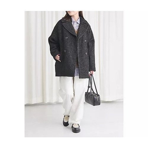 【ティッカ/TICCA】のミックスツイードピーコート 人気、トレンドファッション・服の通販 founy(ファニー) 　ファッション　Fashion　レディースファッション　Fashion for Women　アウター　Coat / Outerwear Collection　コート・ロングコート・ピーコート　Long Coats, Peacoats & More　おすすめ　Recommended / Our Picks　キュプラ　Cupro, Eco Fabric　クラシカル　Classical, Vintage-Inspired　ツイード　Twill, Twill Weave　今季　This Season, Current Season　定番　Standard, Basic Item　ビジネス 仕事 通勤　Business / Work / Commuting　other-3|ID: prp329100004717937 ipo3291000000034090975