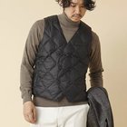 【ノーリーズ グッドマン/NOLLEY'S goodman / MEN】の【TAION/タイオン】W-BREASTED SNAP BUTTON DOWN GILET 25AW ブラック|ID: prp329100004717958 ipo3291000000034091139