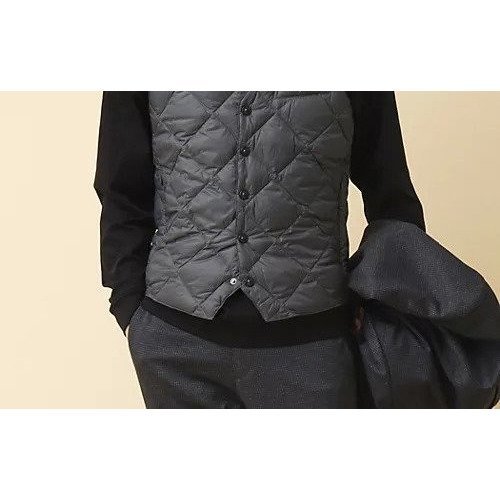 【ノーリーズ グッドマン/NOLLEY'S goodman / MEN】の【TAION/タイオン】SINGLE SNAP BUTTON DOWN GILET 25AW インテリア・キッズ・メンズ・レディースファッション・服の通販 founy(ファニー) https://founy.com/ ファッション Fashion メンズファッション Fashion for Men 2025年 2025 2025-2026秋冬・A/W Autumn/Winter 2025–26 AW25–26 キルト Quilt, Quilted Fabric シンプル Simple, Minimal ダウン Down, Puffer ポケット Pocket, Pocket Detail 軽量 Lightweight, Ultra Light |ID: prp329100004717961 ipo3291000000034091152