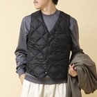 【ノーリーズ グッドマン/NOLLEY'S goodman / MEN】の【TAION/タイオン】SINGLE SNAP BUTTON DOWN GILET 25AW ブラック|ID: prp329100004717961 ipo3291000000034091158