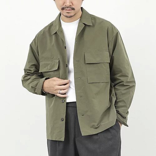 【ノーリーズ グッドマン/NOLLEY'S goodman / MEN】の撥水ウェザーシャツブルゾン 25AW インテリア・キッズ・メンズ・レディースファッション・服の通販 founy(ファニー) 　ファッション　Fashion　メンズファッション　Fashion for Men　2025年　2025　2025-2026秋冬・A/W　Autumn/Winter 2025–26 AW25–26　タンブラー　Tumbler, Travel Mug　オリーブ|ID: prp329100004717969 ipo3291000000034091212
