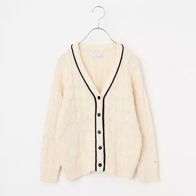 【イエナアンファン/IENA ENFANT / KIDS】の【洗える】エトワールケーブルニットカーディガン 人気、トレンドファッション・服の通販 founy(ファニー) ファッション Fashion キッズファッション Fashion for Kids ベーシック Basic, Essential 洗える Machine Washable |ID:prp329100004717979