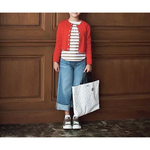 【イエナアンファン/IENA ENFANT / KIDS】の【LEE別注】【洗える】エトワールスナップカーディガン 人気、トレンドファッション・服の通販 founy(ファニー) 　ファッション　Fashion　キッズファッション　Fashion for Kids　カットソー　Cut and Sewn Top　シルバー　Silver, Metallic Silver　トレンド　Trend, Trending Now　ドット　Polka Dot, Dot Pattern　バランス　Balance, Style Balance　別注　Limited Edition, Custom Order　洗える　Machine Washable　other-2|ID: prp329100004717980 ipo3291000000034091281