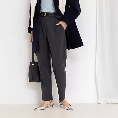 【ノーリーズ/NOLLEY'S】のウォッシャブル裏起毛イージーテーパードパンツ インテリア・キッズ・メンズ・レディースファッション・服の通販 founy(ファニー) 　ファッション　Fashion　レディースファッション　Fashion for Women　パンツ　Pants & Trousers　2024年　2024　2024-2025秋冬・A/W　Autumn/Winter 2024–25 AW24–25　2025年　2025　2025-2026秋冬・A/W　Autumn/Winter 2025–26 AW25–26　ウォッシャブル　Machine Washable　ストレッチ　Stretch, Stretchy Fabric　スニーカー　Sneakers, Trainers　人気　Popular, Best Seller　チャコールグレー|ID: prp329100004718165 ipo3291000000034092132