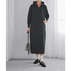 【スタイルデリ/STYLE DELI】 【LUXE】ニットパーカーワンピースC人気、トレンドファッション・服の通販 founy(ファニー) ファッション Fashion レディースファッション Fashion for Women ワンピース Dresses イエロー Yellow スウェット / スエット Sweatshirt, Sweatwear ストレート Straight, Straight Cut スリット Slit, Slit Detail センター Center, Center Line ダウン Down, Puffer 人気 Popular, Best Seller パターン Pattern, Design Print フォルム Silhouette, Form ベーシック Basic, Essential ポケット Pocket, Pocket Detail ループ Loop, Loop Knit 夏 Summer |ID:prp329100004719402