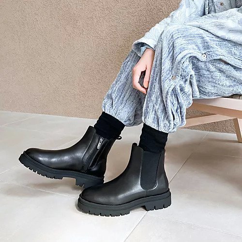 【エンチャンテッド/enchanted】の本革サイドゴアタンクソールブーツ 人気、トレンドファッション・服の通販 founy(ファニー) 　ファッション　Fashion　レディースファッション　Fashion for Women　おすすめ　Recommended / Our Picks　サイドジップ　Side Zip, Side Zipper　シンプル　Simple, Minimal　ボトム　Bottoms, Lower Wear　定番　Standard, Basic Item　 other-1|ID: prp329100004721435 ipo3291000000034121716