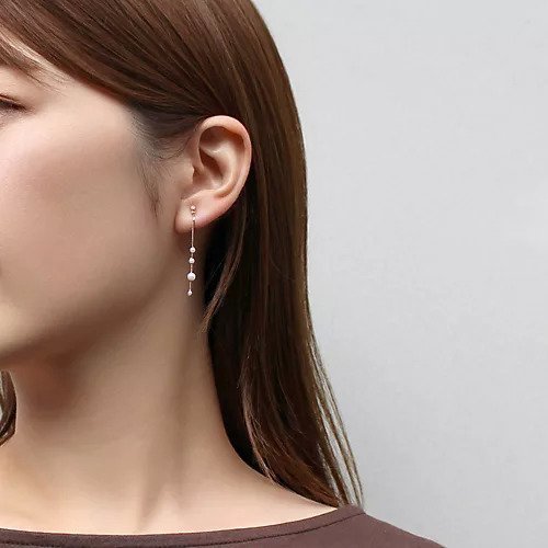 【フィービィー/phoebe】の【痛くないシリーズ】ドリッピングパールライトフィットイヤリング シャンパンゴールド 人気、トレンドファッション・服の通販 founy(ファニー) 　ファッション　Fashion　レディースファッション　Fashion for Women　ジュエリー　Jewelry　ファッションリング　Fashion Rings　イヤリング・フープ・ドロップタイプ　Hoop, Drop & Clip Earrings　ストレート　Straight, Straight Cut　パール　Pearl, Pearl Accent　エレガント 上品　Elegant　other-3|ID: prp329100004721436 ipo3291000000034121737