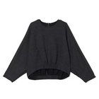 【プレインピープル/PLAIN PEOPLE】のダンボールジャージ/ミルドジャージゴムタックドルマンプルオーバー チャコールグレー|ID: prp329100004721528 ipo3291000000034122220