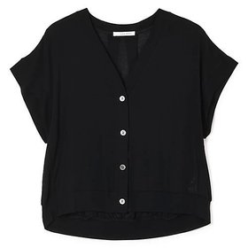 【プレインピープル/PLAIN PEOPLE】のガス強撚フライス半袖カーディガン 人気、トレンドファッション・服の通販 founy(ファニー) ファッション Fashion レディースファッション Fashion for Women トップス・カットソー Cut & Sew Tops カーディガン・羽織り Layered Style Cardigans おすすめ Recommended / Our Picks カーディガン Cardigan, Knitwear コンパクト Compact, Small Size 半袖 Short Sleeve, Half Sleeve 洗える Machine Washable 羽織 Haori, Light Jacket |ID:prp329100004721531