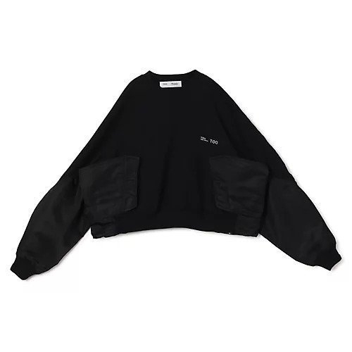 【トーガ トゥ/TOGA TOO】のNylon sweatshirt インテリア・キッズ・メンズ・レディースファッション・服の通販 founy(ファニー) https://founy.com/ ファッション Fashion レディースファッション Fashion for Women トップス・カットソー Cut & Sew Tops シャツ・ブラウス・オフィスカジュアル Elegant Blouses & Button-Ups レディースパーカー・カジュアルフーディー Casual Hoodies & Sweatshirts ロングTシャツ・Tシャツ Longline T-Shirts & Tees スウェット・クルーネックトップス Sweatshirts & Crewnecks / Relaxed Fit Sweat Tops 2025年 2025 2025-2026秋冬・A/W Autumn/Winter 2025–26 AW25–26 スウェット / スエット Sweatshirt, Sweatwear 洗える Machine Washable |ID: prp329100004721534 ipo3291000000034122246