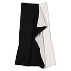 【プレインピープル/PLAIN PEOPLE】の60スムースバイカラースカート クロ&#215;シロ|ID: prp329100004721536 ipo3291000000034122259