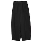 【プレインピープル/PLAIN PEOPLE】のダブルガーゼカーブパンツ ブラック|ID: prp329100004721537 ipo3291000000034122263