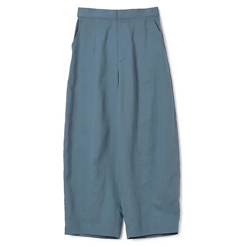 【プレインピープル/PLAIN PEOPLE】のダブルガーゼカーブパンツ インテリア・キッズ・メンズ・レディースファッション・服の通販 founy(ファニー) 　ファッション　Fashion　レディースファッション　Fashion for Women　パンツ　Pants & Trousers　おすすめ　Recommended / Our Picks　サルエル　Sarouel Pants, Drop-Crotch Pants　セットアップ　Set-Up, Coordinated Outfit　フェミニン　Feminine, Girly　ワイド　Wide, Wide Fit　洗える　Machine Washable　ブルーグレー|ID: prp329100004721537 ipo3291000000034122265