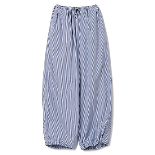 【プレインピープル/PLAIN PEOPLE】のストライプタイプライターイージーパンツ インテリア・キッズ・メンズ・レディースファッション・服の通販 founy(ファニー) https://founy.com/ ファッション Fashion レディースファッション Fashion for Women パンツ Pants & Trousers タイプライター Typewriter Fabric, Crisp Cotton ドローコード Drawcord, Drawstring Cord 洗える Machine Washable |ID: prp329100004721538 ipo3291000000034122269