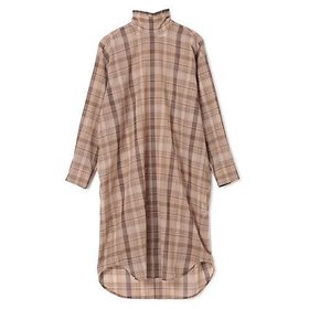 【テルマ/TELMA】 Art Nouveau Checked Shirt (No Print)人気、トレンドファッション・服の通販 founy(ファニー) ファッション Fashion レディースファッション Fashion for Women トップス・カットソー Cut & Sew Tops シャツ・ブラウス・オフィスカジュアル Elegant Blouses & Button-Ups 2025年 2025 2025-2026秋冬・A/W Autumn/Winter 2025–26 AW25–26 イレヘム Irregular Hemline カーディガン Cardigan, Knitwear チェック Check, Plaid, Tartan ハイネック High Neck, Mock Neck フェミニン Feminine, Girly フリル Frill, Ruffle 秋 Autumn |ID:prp329100004721539