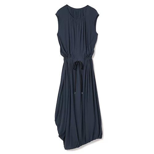 【プレインピープル/PLAIN PEOPLE】のシアーハイツイストフライスギャザーワンピース インテリア・キッズ・メンズ・レディースファッション・服の通販 founy(ファニー) 　ファッション　Fashion　レディースファッション　Fashion for Women　ワンピース　Dresses　アシンメトリー　Asymmetrical Style　ギャザー　Gathered, Ruffled　コレクション　Collection, Seasonal Line　ドレス　Dress, One-Piece　フェミニン　Feminine, Girly　洗える　Machine Washable　秋　Autumn　ブルー|ID: prp329100004721540 ipo3291000000034122281