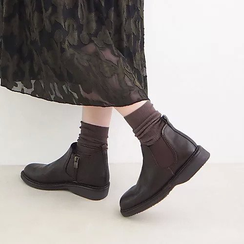 【エンチャンテッド/enchanted】の本革サイドゴアマイクロショートブーツシューズ 人気、トレンドファッション・服の通販 founy(ファニー) 　ファッション　Fashion　レディースファッション　Fashion for Women　シューズ　Shoes, Footwear　シンプル　Simple, Minimal　ソックス　Socks, Hosiery　フォルム　Silhouette, Form　ベーシック　Basic, Essential　 other-1|ID: prp329100004721547 ipo3291000000034122320