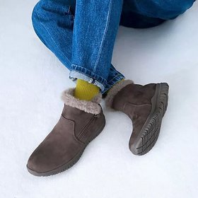 【エンチャンテッド/enchanted】 軽量サイドファスナーエコファーブーツ人気、トレンドファッション・服の通販 founy(ファニー) ファッション Fashion レディースファッション Fashion for Women おすすめ Recommended / Our Picks シューズ Shoes, Footwear ショート Short, Short Length スニーカー Sneakers, Trainers 冬 Winter / This Winter 軽量 Lightweight, Ultra Light 防寒 Cold Protection, Winter-Ready |ID:prp329100004721548