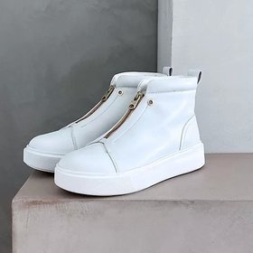 【エンチャンテッド/enchanted】 本革センタージップハイカットスニーカー人気、トレンドファッション・服の通販 founy(ファニー) ファッション Fashion レディースファッション Fashion for Women バランス Balance, Style Balance ボトム Bottoms, Lower Wear |ID:prp329100004721550