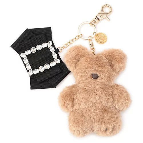 【ミュベール/MUVEIL】のクマキーチャーム インテリア・キッズ・メンズ・レディースファッション・服の通販 founy(ファニー) 　ファッション　Fashion　レディースファッション　Fashion for Women　コイン　Coin, Coin Design　コレクション　Collection, Seasonal Line　チャーム　Charm, Pendant　バランス　Balance, Style Balance　ビジュー　Bijou, Jewel-like Accent　フェイク　Faux, Fake　モチーフ　Motif, Design Theme　リボン　Ribbon, Bow　今季　This Season, Current Season　beige|ID: prp329100004721559 ipo3291000000034122397