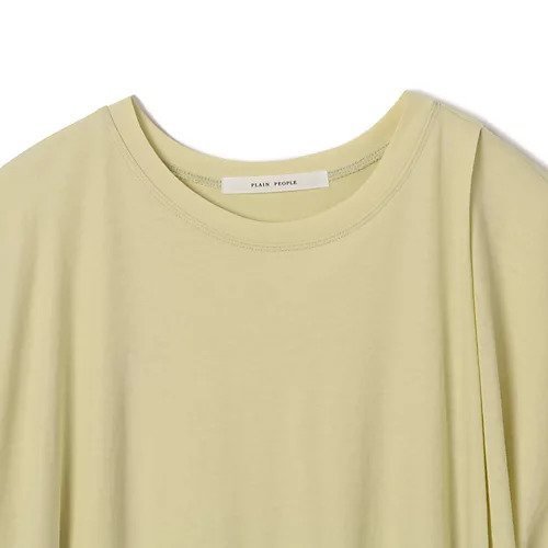 【プレインピープル/PLAIN PEOPLE】の超強撚天竺イレギュラーデザインTシャツ 人気、トレンドファッション・服の通販 founy(ファニー) 　ファッション　Fashion　レディースファッション　Fashion for Women　トップス・カットソー　Cut & Sew Tops　シャツ・ブラウス・オフィスカジュアル　Elegant Blouses & Button-Ups　ロングTシャツ・Tシャツ　Longline T-Shirts & Tees　イレギュラー　Irregular Design　シアー　Sheer, See-Through　ボトム　Bottoms, Lower Wear　吸水　Absorbent, Quick-Dry　夏　Summer　洗える　Machine Washable　other-3|ID: prp329100004722653 ipo3291000000034133559
