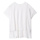 【プレインピープル/PLAIN PEOPLE】の超強撚天竺イレギュラーデザインTシャツ ホワイト|ID: prp329100004722653 ipo3291000000036277519