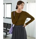 【スタイルデリ/STYLE DELI】のピンタックふんわりシアートップス イエローカーキ|ID: prp329100004722655 ipo3291000000034133573