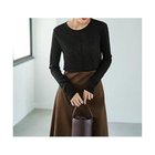 【スタイルデリ/STYLE DELI】のピンタックふんわりシアートップス ブラック|ID: prp329100004722655 ipo3291000000036255025