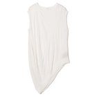 【プレインピープル/PLAIN PEOPLE】の強撚ハイゲージ天竺イレギュラーヘムプルオーバー 人気、トレンドファッション・服の通販 founy(ファニー) ファッション Fashion レディースファッション Fashion for Women トップス・カットソー Cut & Sew Tops カジュアルプルオーバー・ニットトップス Pullovers & Knit Tops / Casual Pullovers ドレープ Drape, Draping Fabric ブラウジング Blouson Silhouette, Cinched Waist ボトム Bottoms, Lower Wear 洗える Machine Washable thumbnail ホワイト|ID: prp329100004722657 ipo3291000000036038584