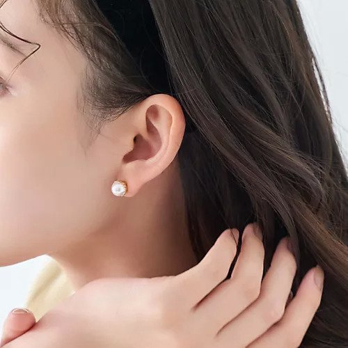 【フィービィー/phoebe】のトゥウィンクルフレームパールピアス/一粒 人気、トレンドファッション・服の通販 founy(ファニー) 　ファッション　Fashion　レディースファッション　Fashion for Women　パール　Pearl, Pearl Accent　フレーム　Frame, Outline　モチーフ　Motif, Design Theme　ワンポイント　One Point, Statement Accent　エレガント 上品　Elegant　other-2|ID: prp329100004725079 ipo3291000000034144101